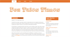 Desktop Screenshot of foxtalestimes.com